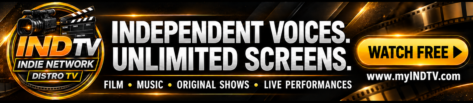 IND TV — Independent voices. Unlimited screens. Watch free.